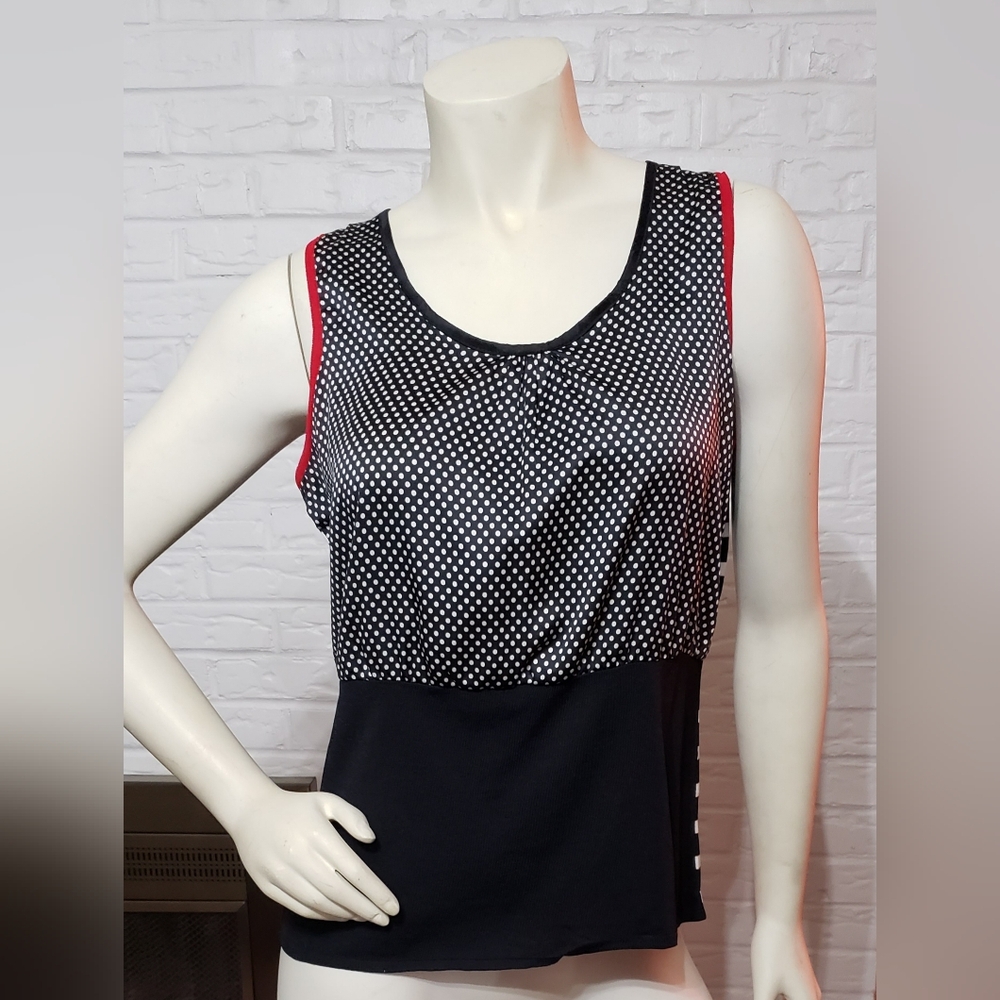 ANGEL | Women's Polka Dot Sleeveless Top
